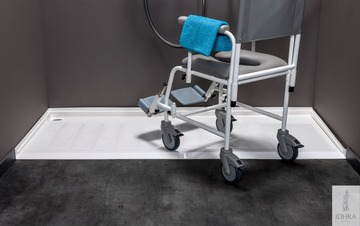 Douches ergonomiques personnes handicapées et à mobilité réduite  : accessibles et sécurisées