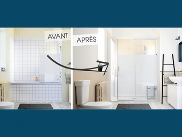 Remplacer ma baignoire par une douche sans gros travaux