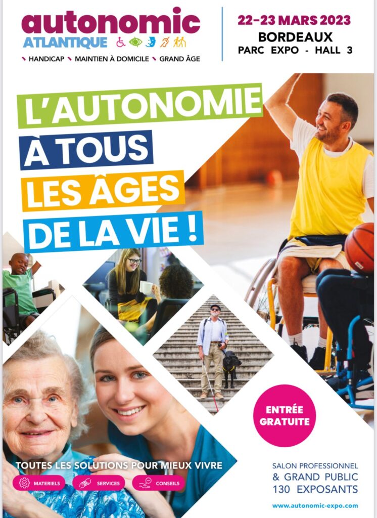 Salon AUTONOMIC à Bordeaux le 22 et 23 Mars